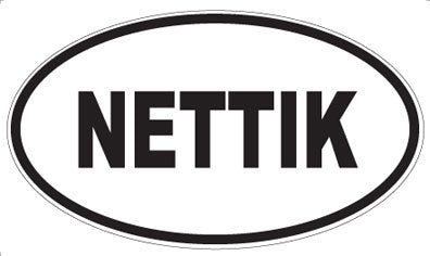 NETTIK - Oval Sticker