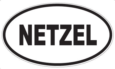 NETZEL - Oval Magnet