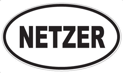 NETZER - Oval Magnet