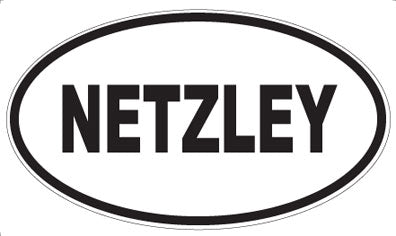 NETZLEY - Oval Sticker