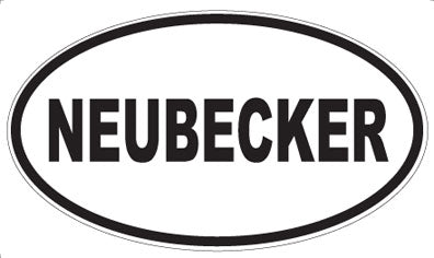 NEUBECKER - Oval Magnet