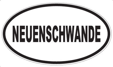 NEUENSCHWANDE - Oval Sticker