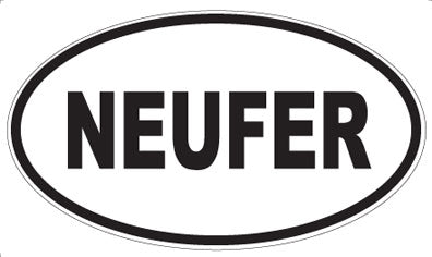 NEUFER - Oval Magnet