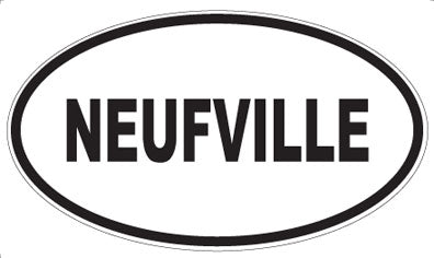 NEUFVILLE - Oval Sticker