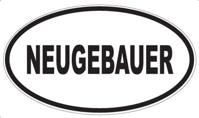 NEUGEBAUER - Oval Magnet
