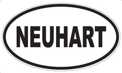NEUHART - Oval Sticker