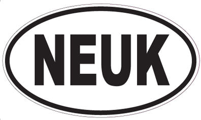 NEUK - Oval Sticker