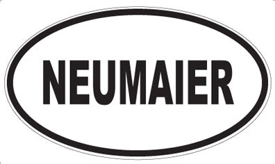 NEUMAIER - Oval Sticker