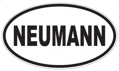 NEUMANN - Oval Magnet