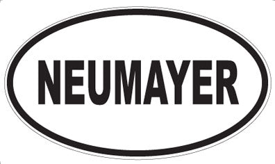 NEUMAYER - Oval Sticker