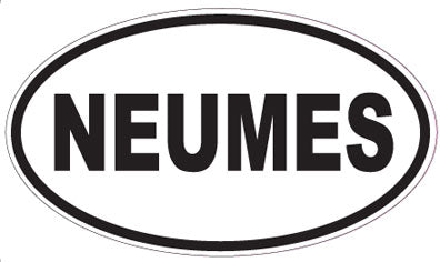 NEUMES - Oval Sticker