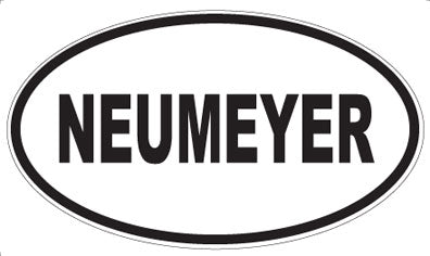 NEUMEYER - Oval Magnet