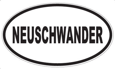 NEUSCHWANDER - Oval Magnet