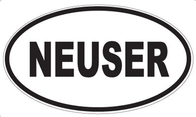 NEUSER - Oval Magnet