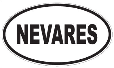 NEVARES - Oval Magnet