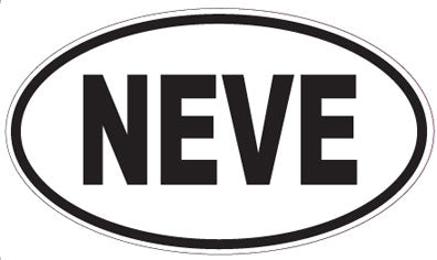 NEVE - Oval Sticker
