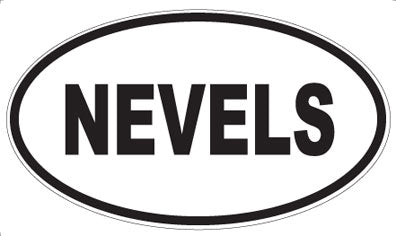 NEVELS - Oval Sticker