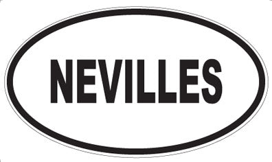 NEVILLES - Oval Sticker