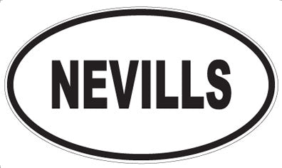 NEVILLS - Oval Magnet
