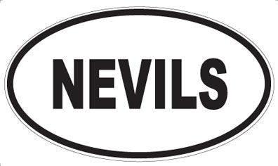 NEVILS - Oval Magnet