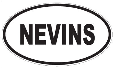 NEVINS - Oval Magnet