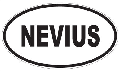 NEVIUS - Oval Sticker
