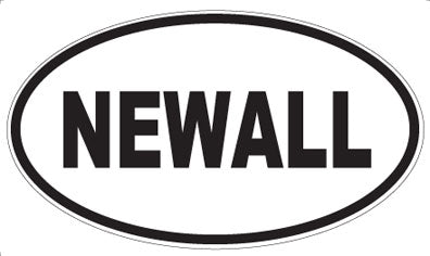NEWALL - Oval Sticker