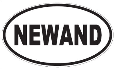 NEWAND - Oval Sticker