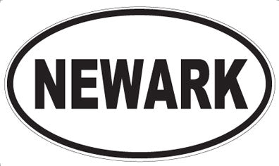 NEWARK - Oval Magnet