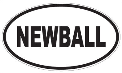 NEWBALL - Oval Sticker