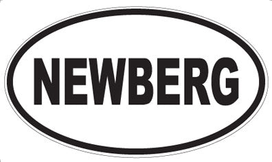 NEWBERG - Oval Magnet