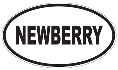 NEWBERRY - Oval Sticker
