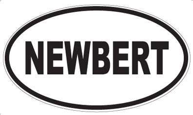 NEWBERT - Oval Sticker