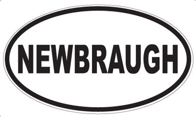 NEWBRAUGH - Oval Sticker