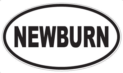 NEWBURN - Oval Magnet