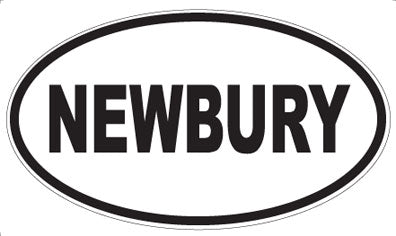 NEWBURY - Oval Magnet