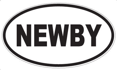 NEWBY - Oval Magnet