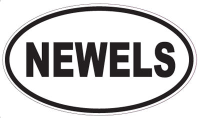 NEWELS - Oval Sticker