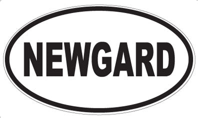 NEWGARD - Oval Sticker