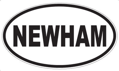 NEWHAM - Oval Sticker