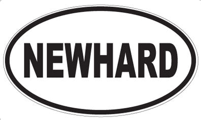 NEWHARD - Oval Sticker