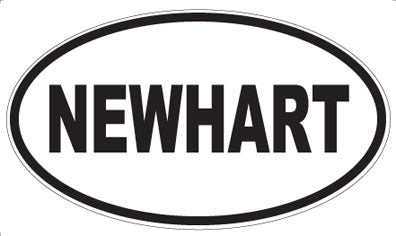 NEWHART - Oval Magnet