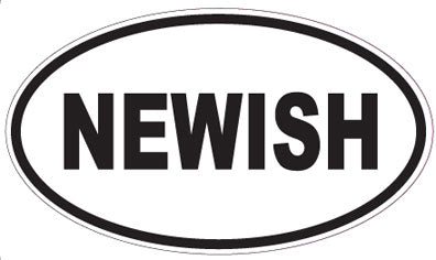 NEWISH - Oval Sticker
