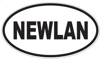 NEWLAN - Oval Sticker