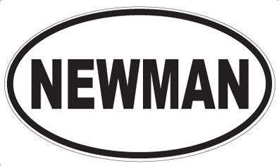 NEWMAN - Oval Magnet