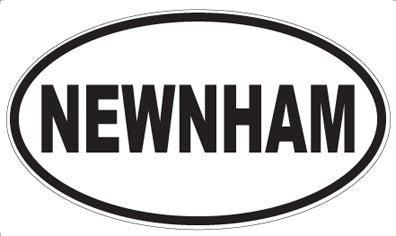 NEWNHAM - Oval Sticker