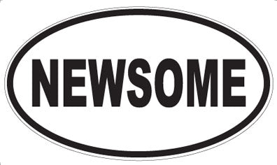 NEWSOME - Oval Magnet