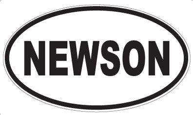 NEWSON - Oval Sticker