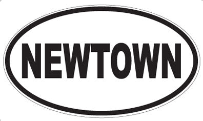 NEWTOWN - Oval Sticker