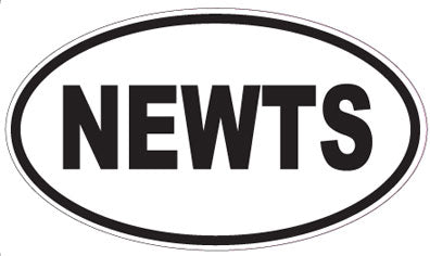 NEWTS - Oval Sticker